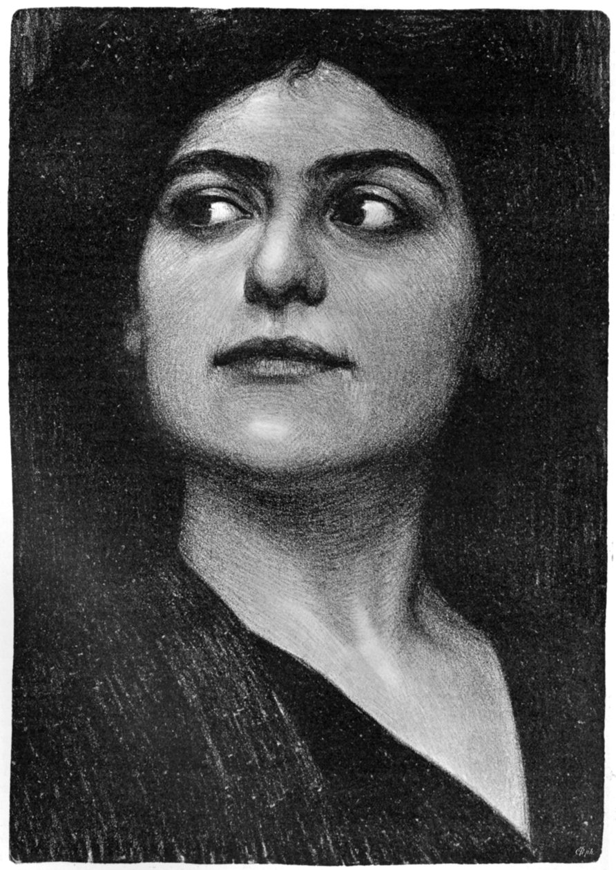 Studie o ženské hlavě, 1899. od Hans Unger