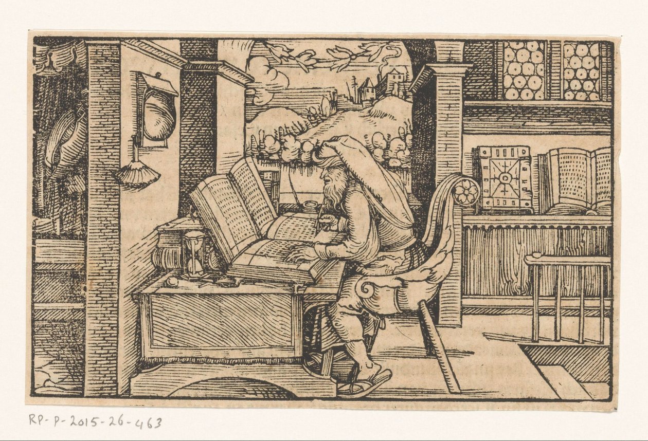 Cicero ve své pracovně od Hans Weiditz (II) (attributed to)