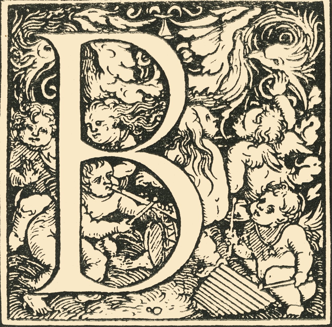 B - An Alphabet od Hanse Weiditze, c1520-1521, 1908. od Hans Weiditz
