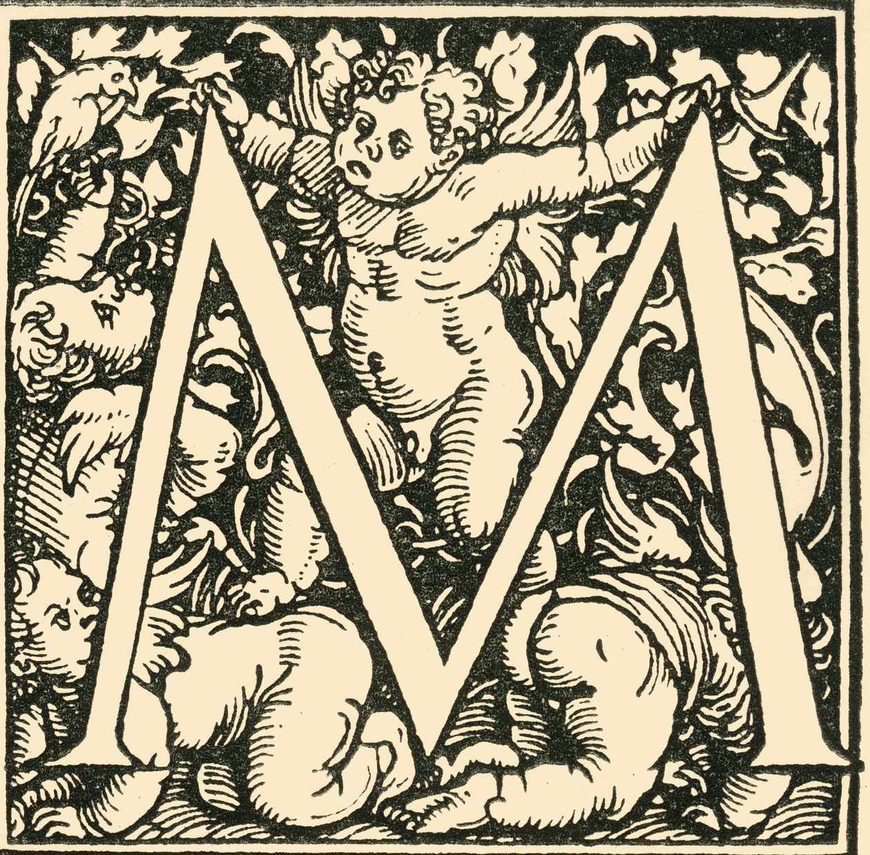 M - An Alphabet od Hanse Weiditze, c1520-1521, 1908. od Hans Weiditz