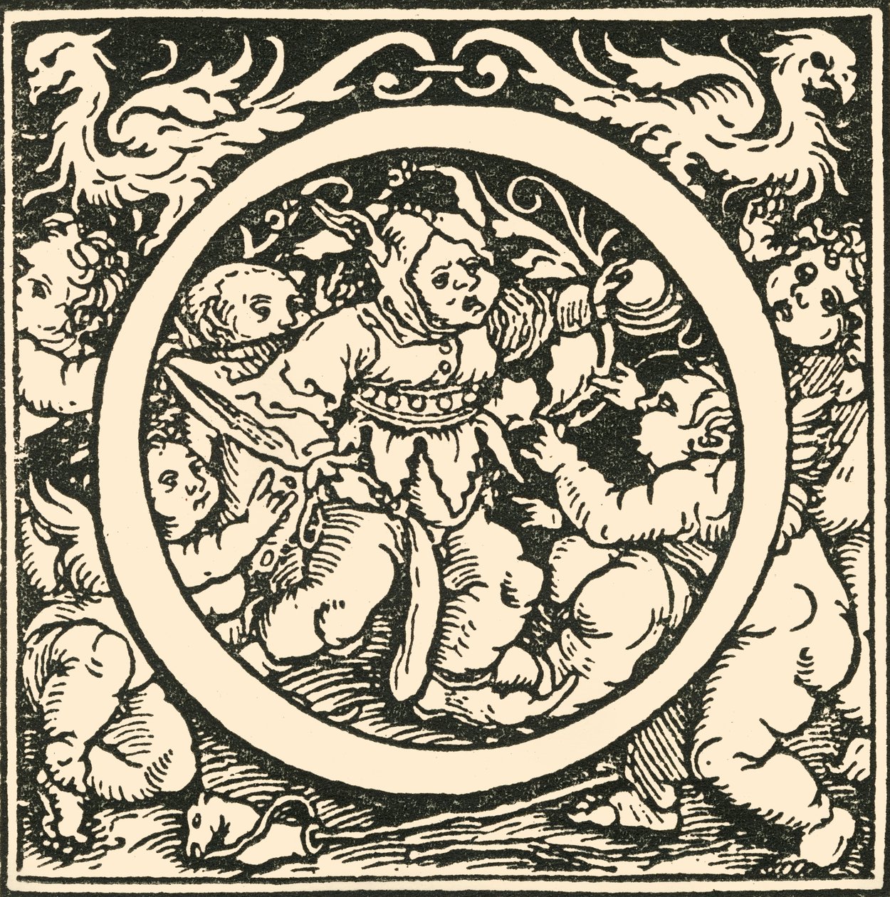 O - An Alphabet od Hanse Weiditze, c1520-1521, 1908. od Hans Weiditz