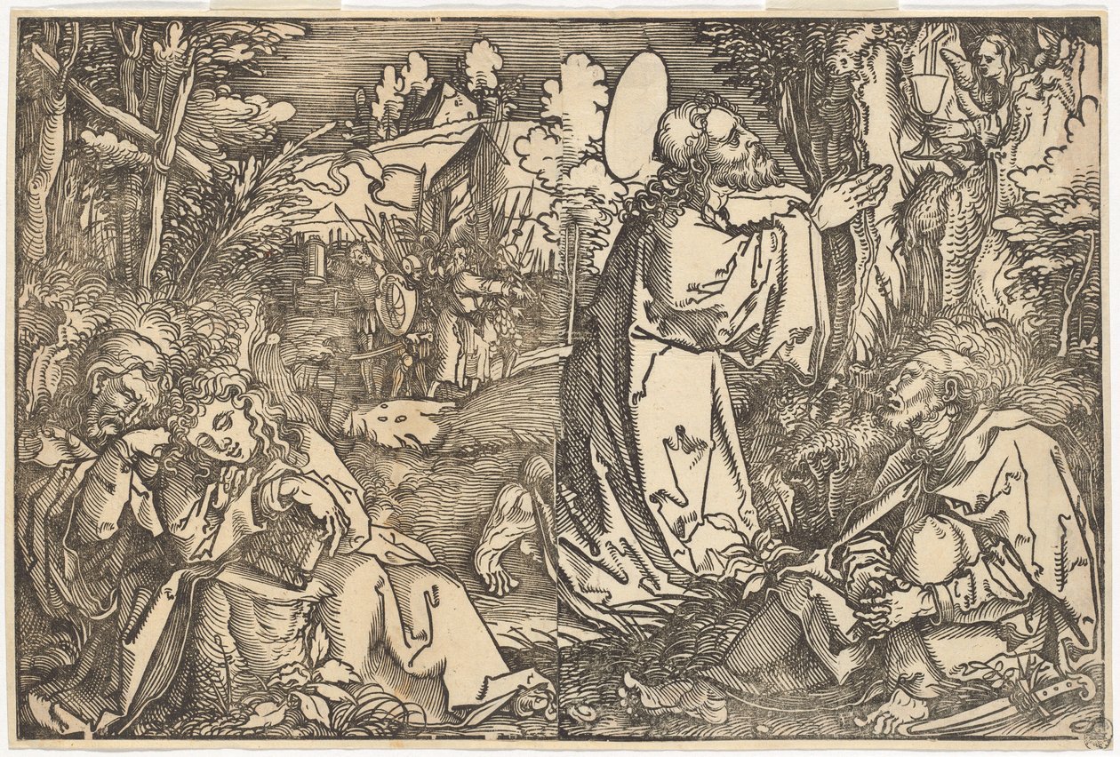 Kristus na hoře Olivetské od Hans Weiditz, II