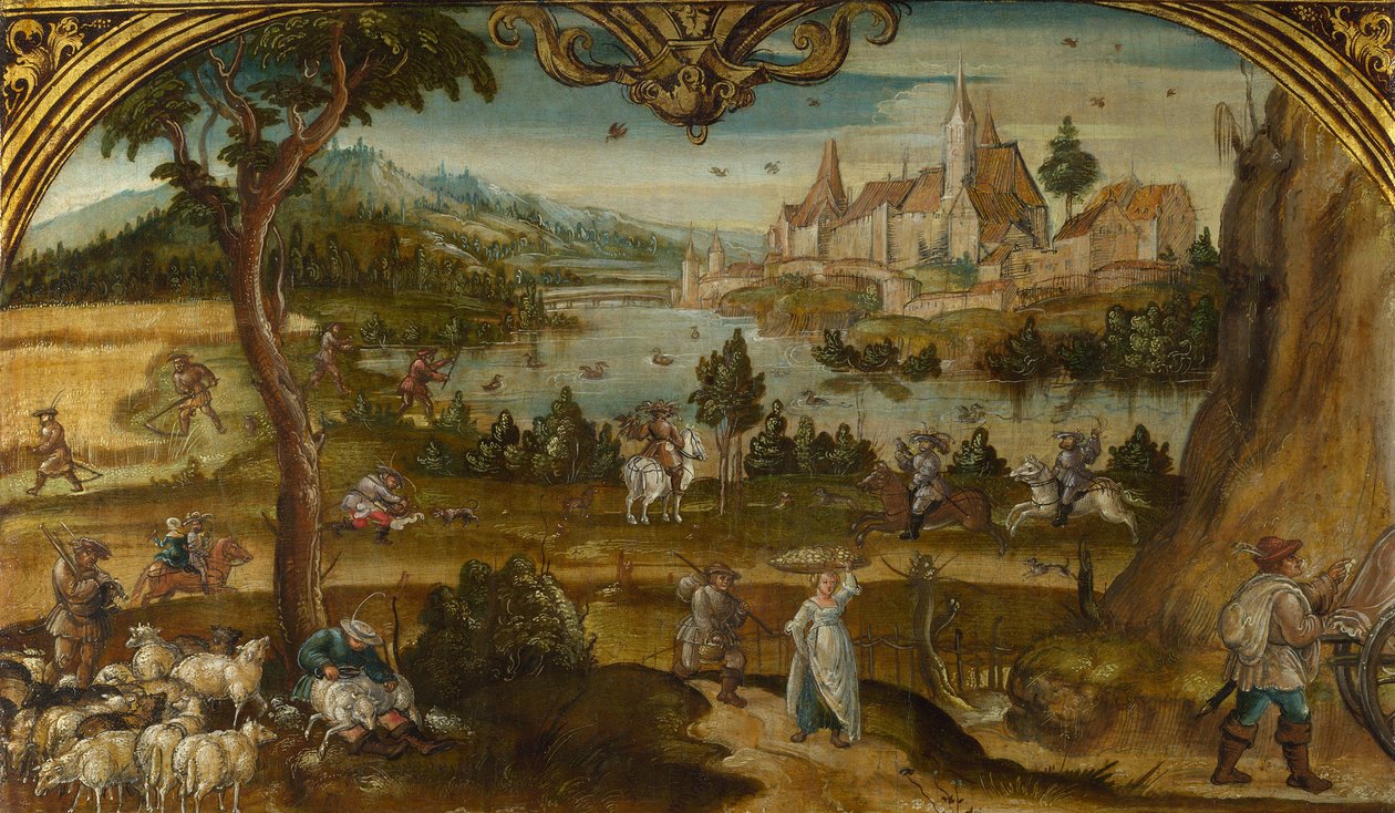 léto, c. 1525 od Hans Wertinger von