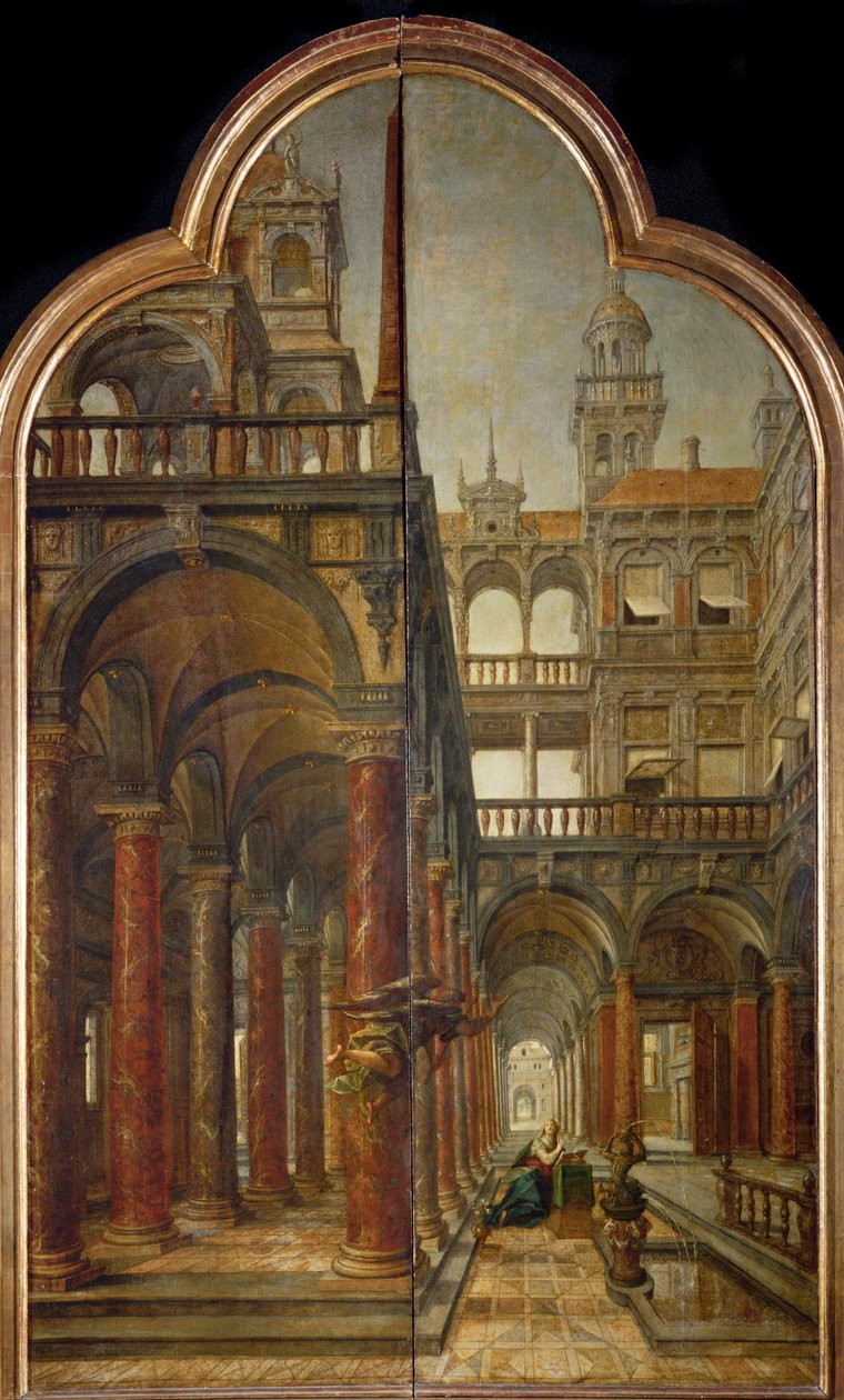 Zvěstování od Hans or Jan Vredeman de Vries