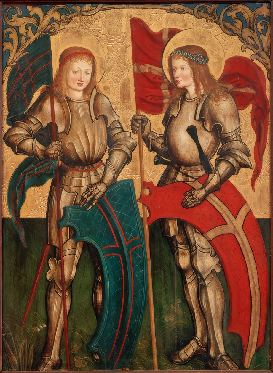 Svatý Jiří a Mauricius od Hans und Jakob Strüb