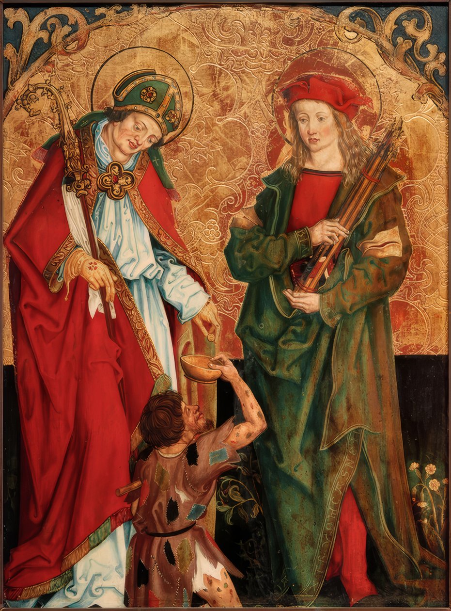 Svatí Martin a Sebastian od Hans und Jakob Strüb