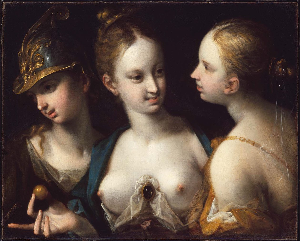 Pallas Athéna, Venuše a Juno od Hans von Aachen
