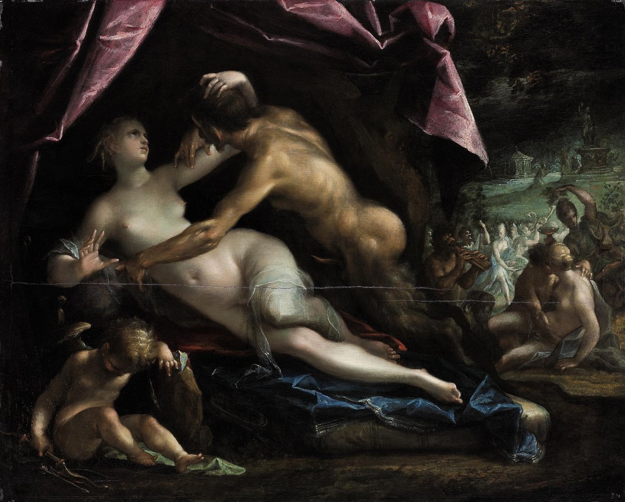 Pan a Selena od Hans von Aachen