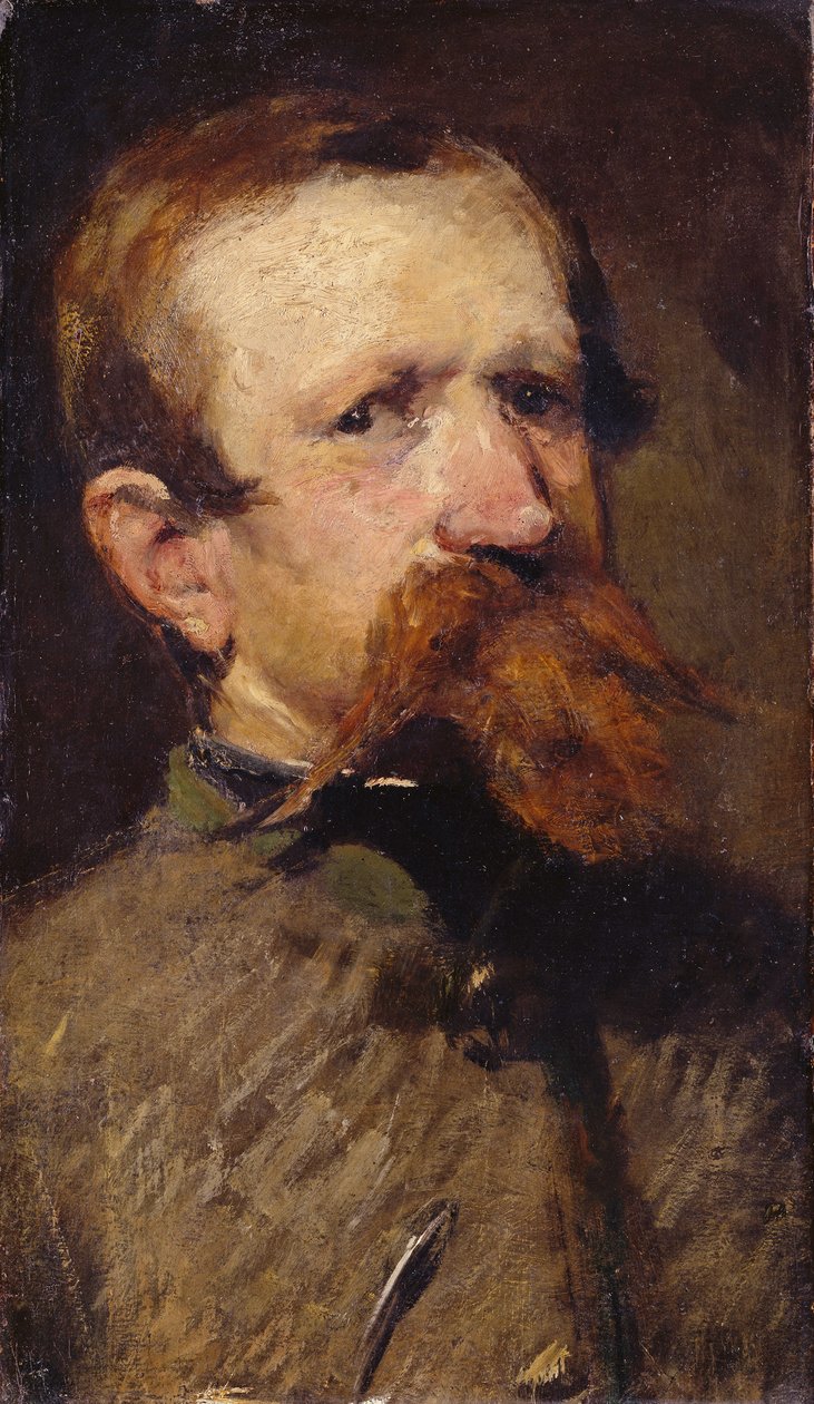 Dělostřelecký kapitán Johann Baptist Bauer od Hans von Marées