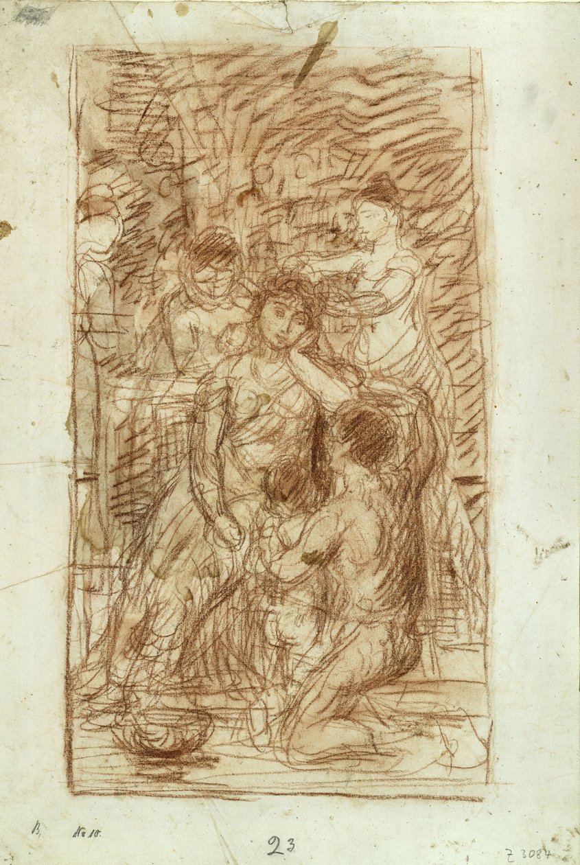 Die Toilette od Hans von Marées