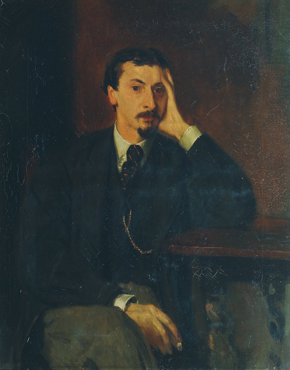 Básník a filozof Gotthard Oswald Marbach od Hans von Marées