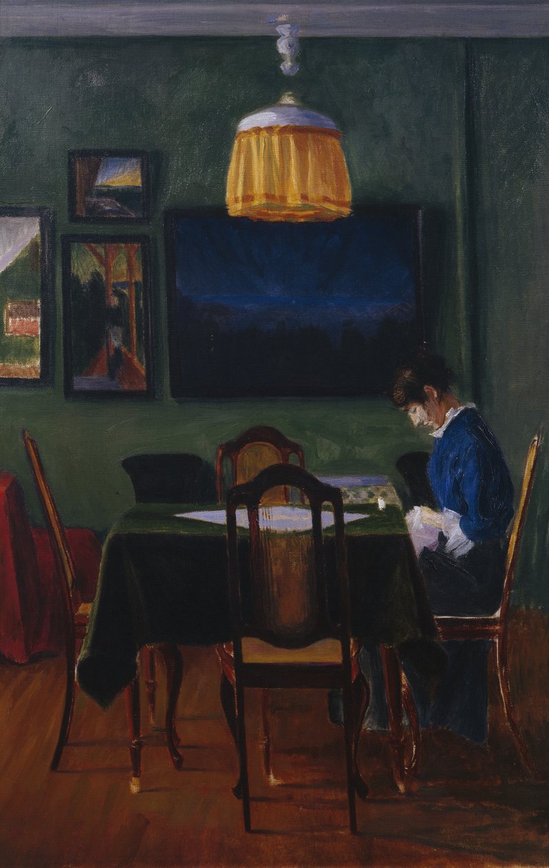 Světlem lampy od Harald Oscar Sohlberg