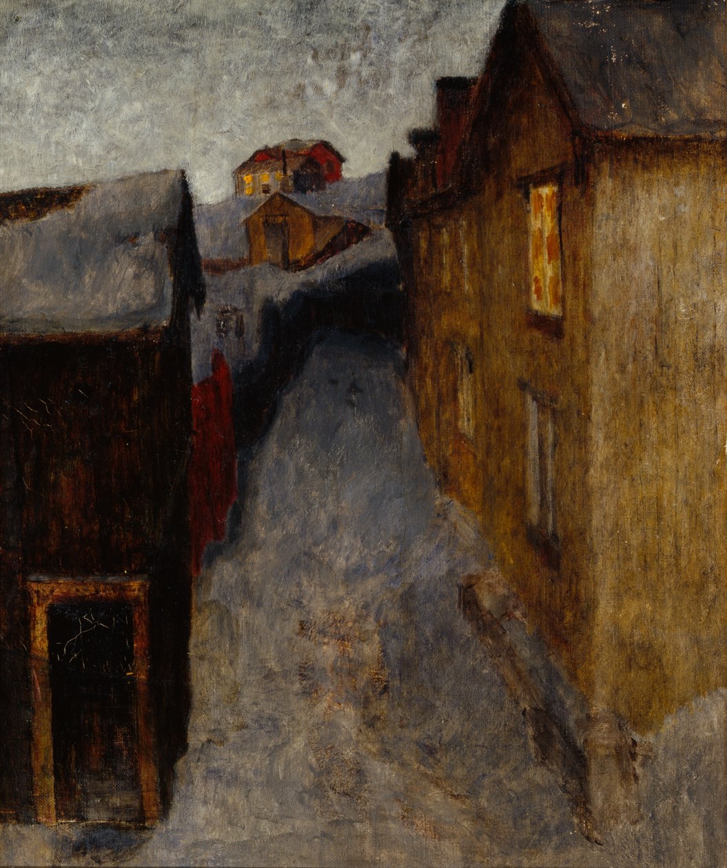 Ze smutného města (olej na plátně) od Harald Oscar Sohlberg
