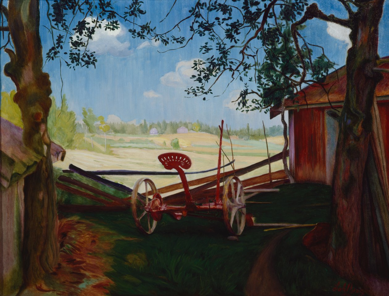 Světlo a stín od Harald Oscar Sohlberg