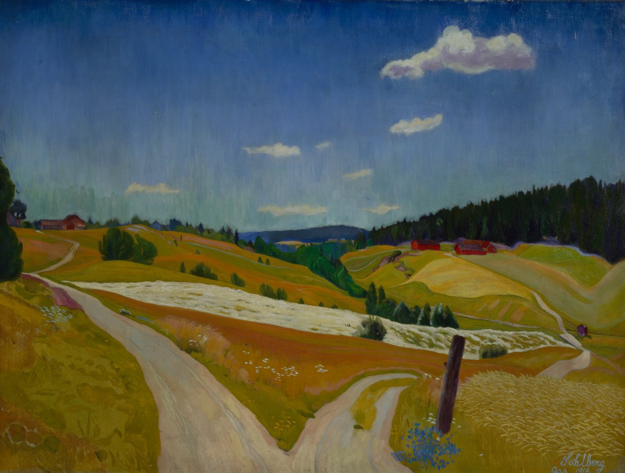 Plodina pole od Harald Oscar Sohlberg