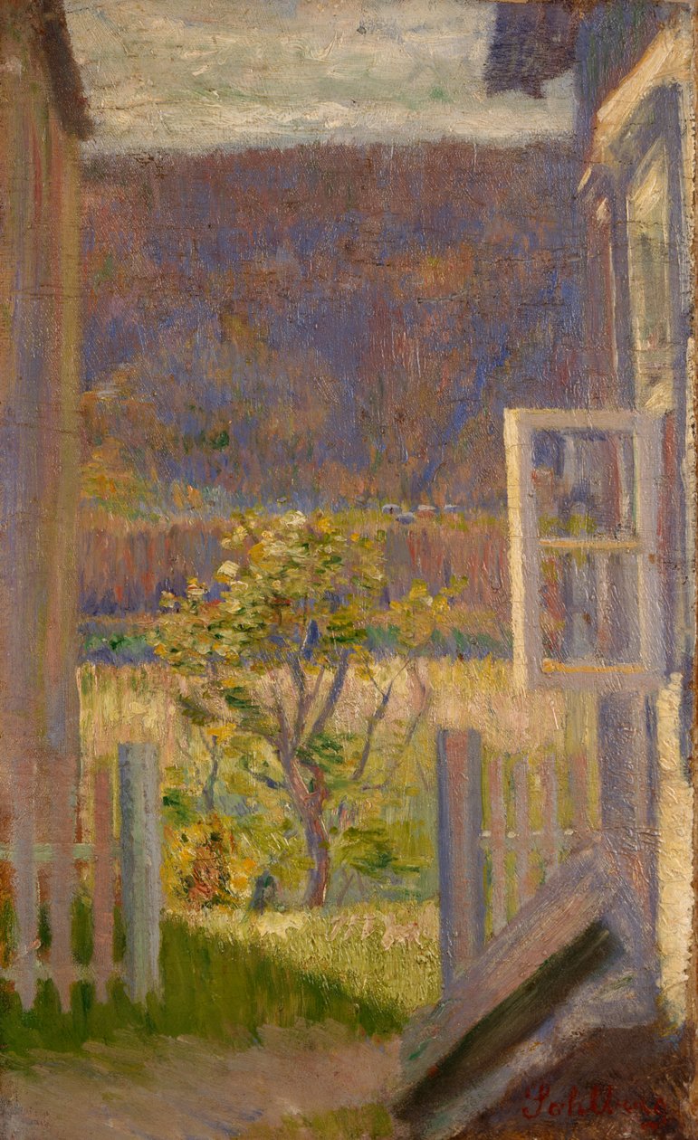 Otevři okno, Gausdale od Harald Oscar Sohlberg