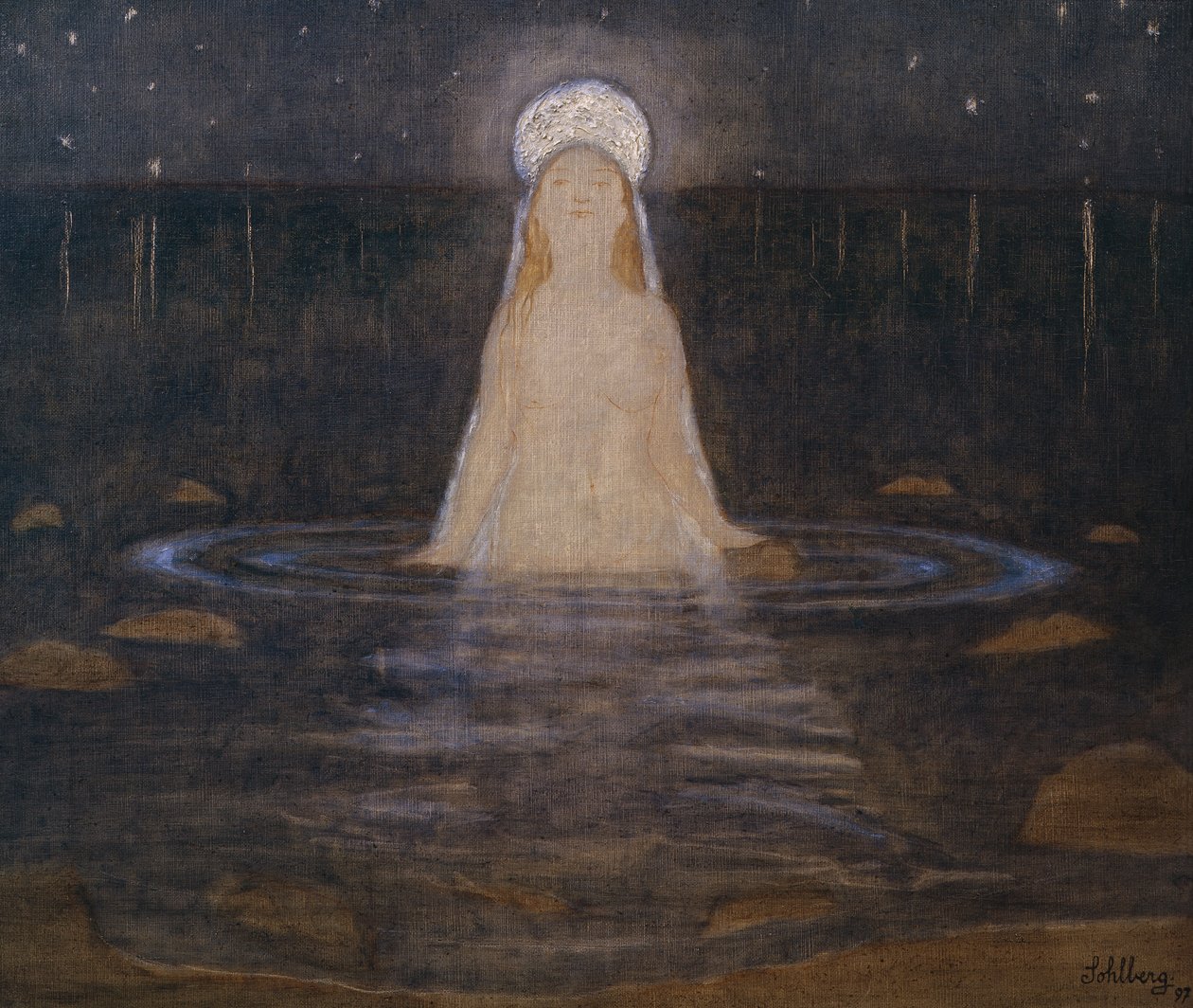 Mořská víla od Harald Oscar Sohlberg