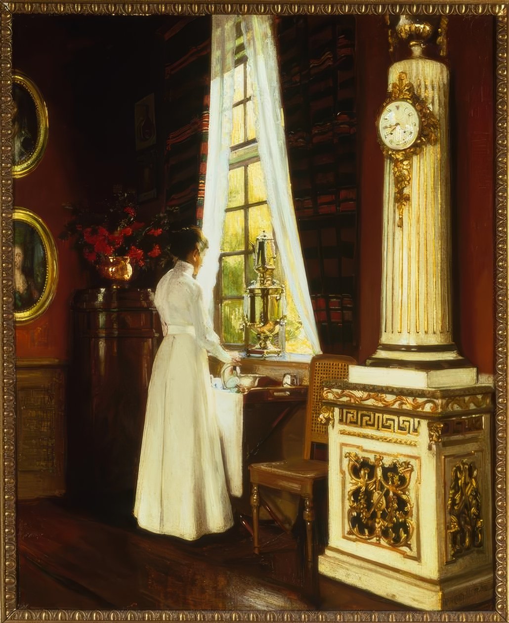 H.Slott-Möller, Ranní káva / Obraz, 1914 od Harald Slott Moller
