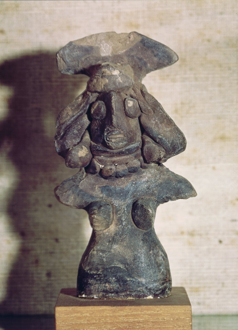 Figura bohyně matky z Mohendžodáro, údolí Indu, Pákistán, 3000-1500 př. n. l. od Harappan