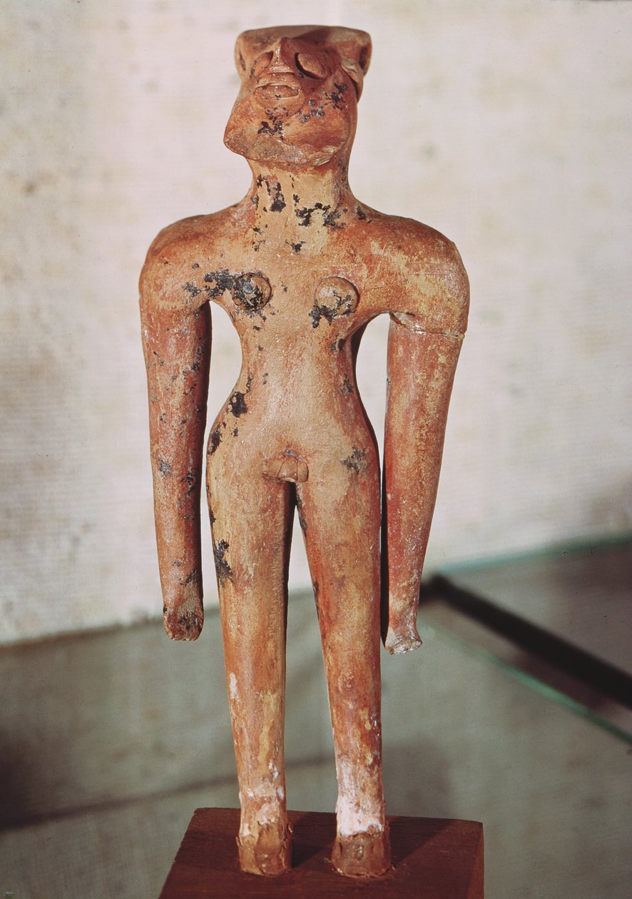 Postava hermafrodita, z Mohenjo-Daro, údolí Indus, Pákistán, 3000-1500 př.nl od Harappan