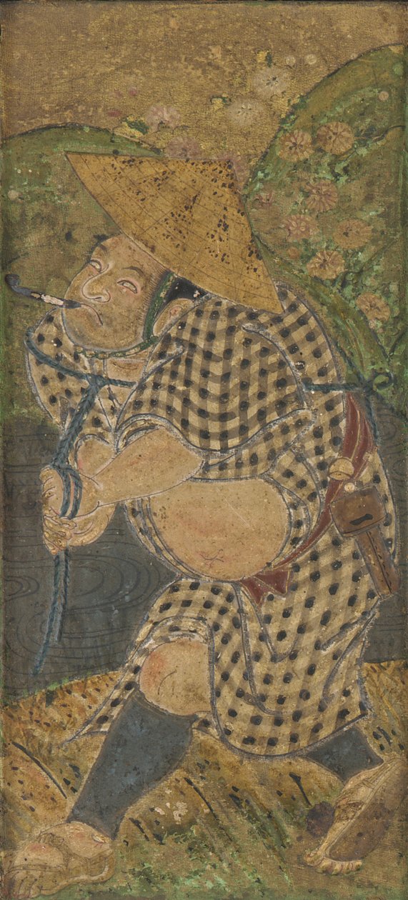 Panel, období Edo, konec 17.-polovina 18. století. od Haritsu Ogawa