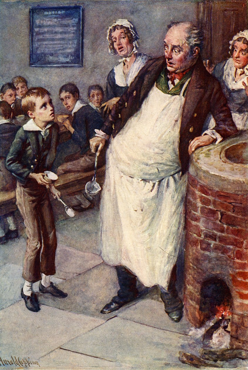 Charles Dickens - Oliver Twist od Harold Copping