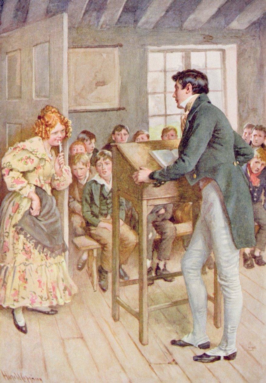Fanny Squeers a Nicholas Nickleby, ilustrace pro 