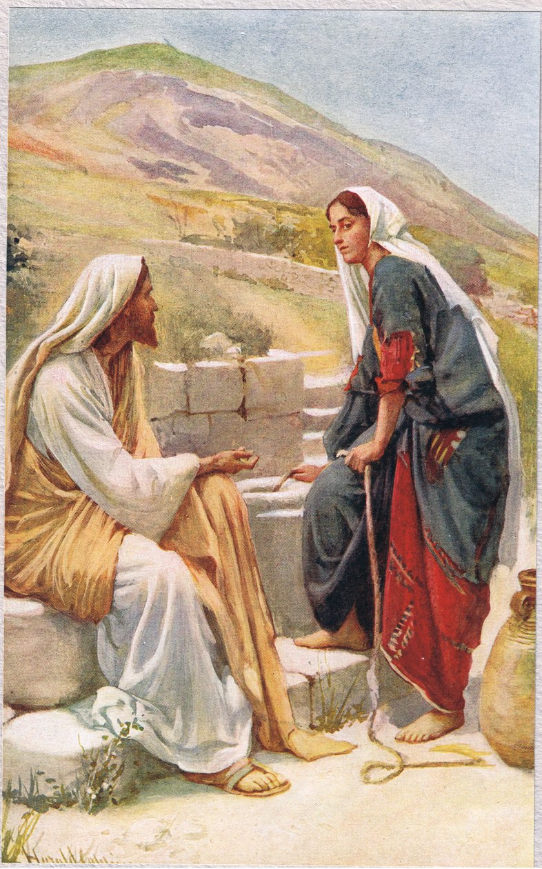 Žena ze Samaří, ilustrace z 