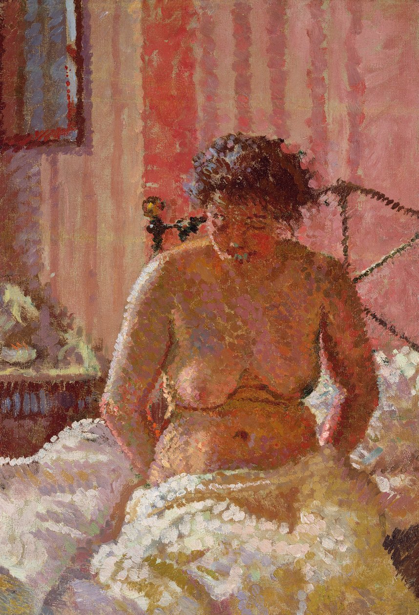Nahá v interiéru od Harold Gilman