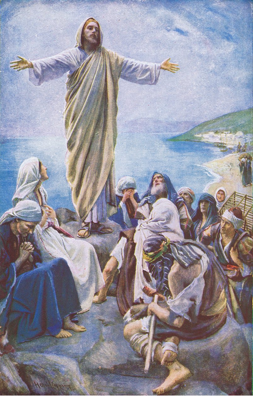 Pojď ke mně, ilustrace z Harold Copping Pictures: The Crown Series, c.1920 od Harold Copping