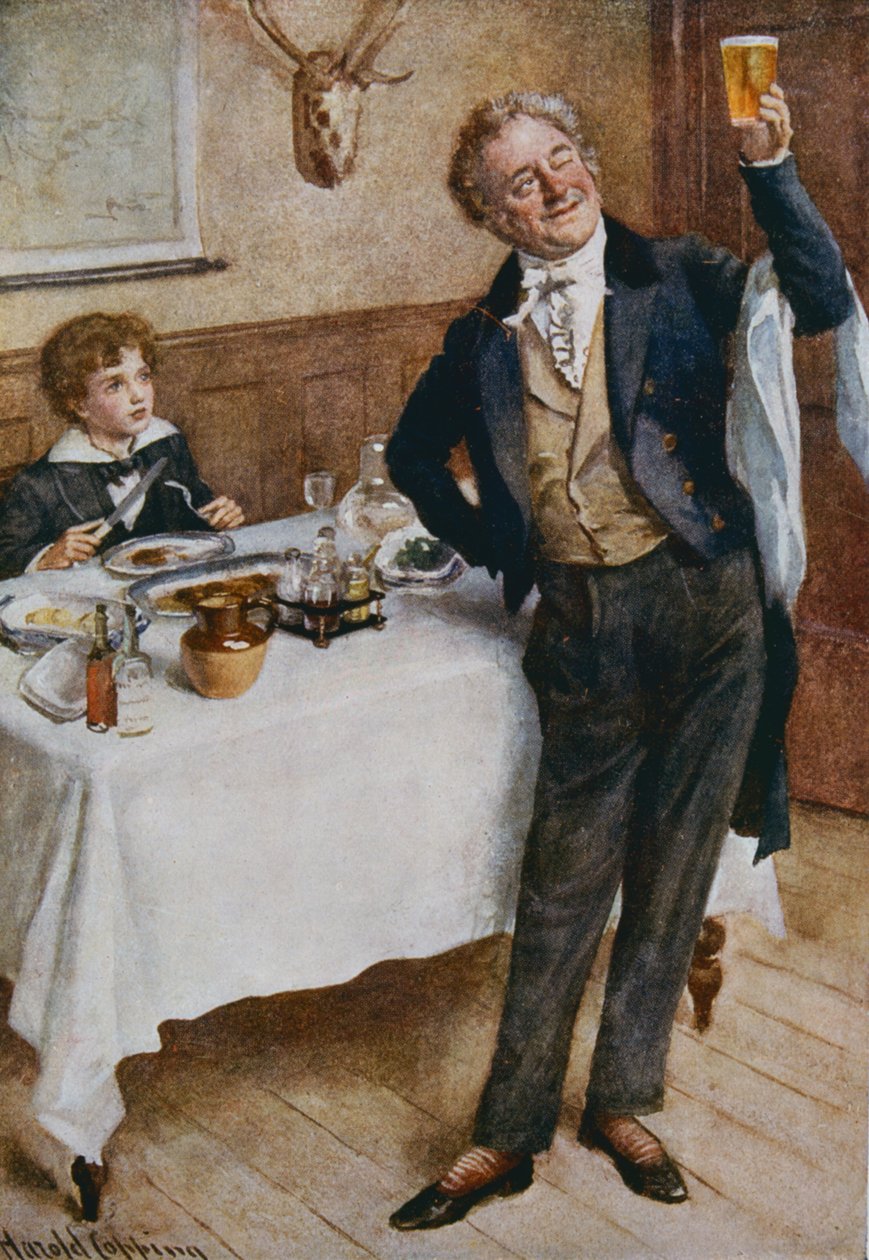 David Copperfield and the Friendly Waiter, ilustrace pro 