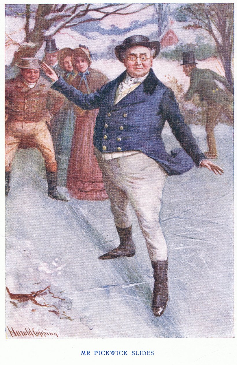 Pan Pickwick diapozitivy, 30. léta 20. století od Harold Copping