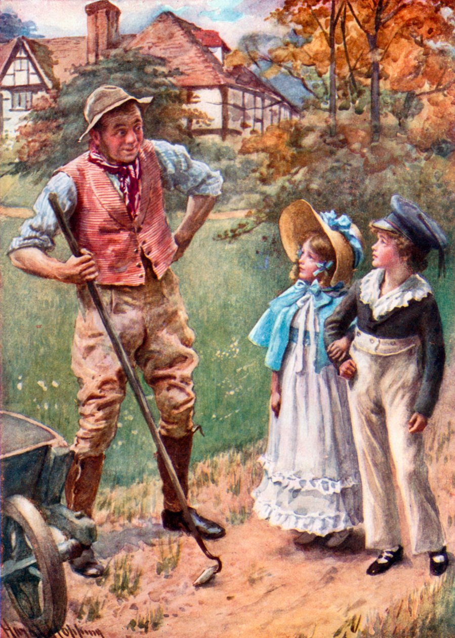 Manželé Harry Walmers a Cobbs (barevná litografie) od Harold Copping