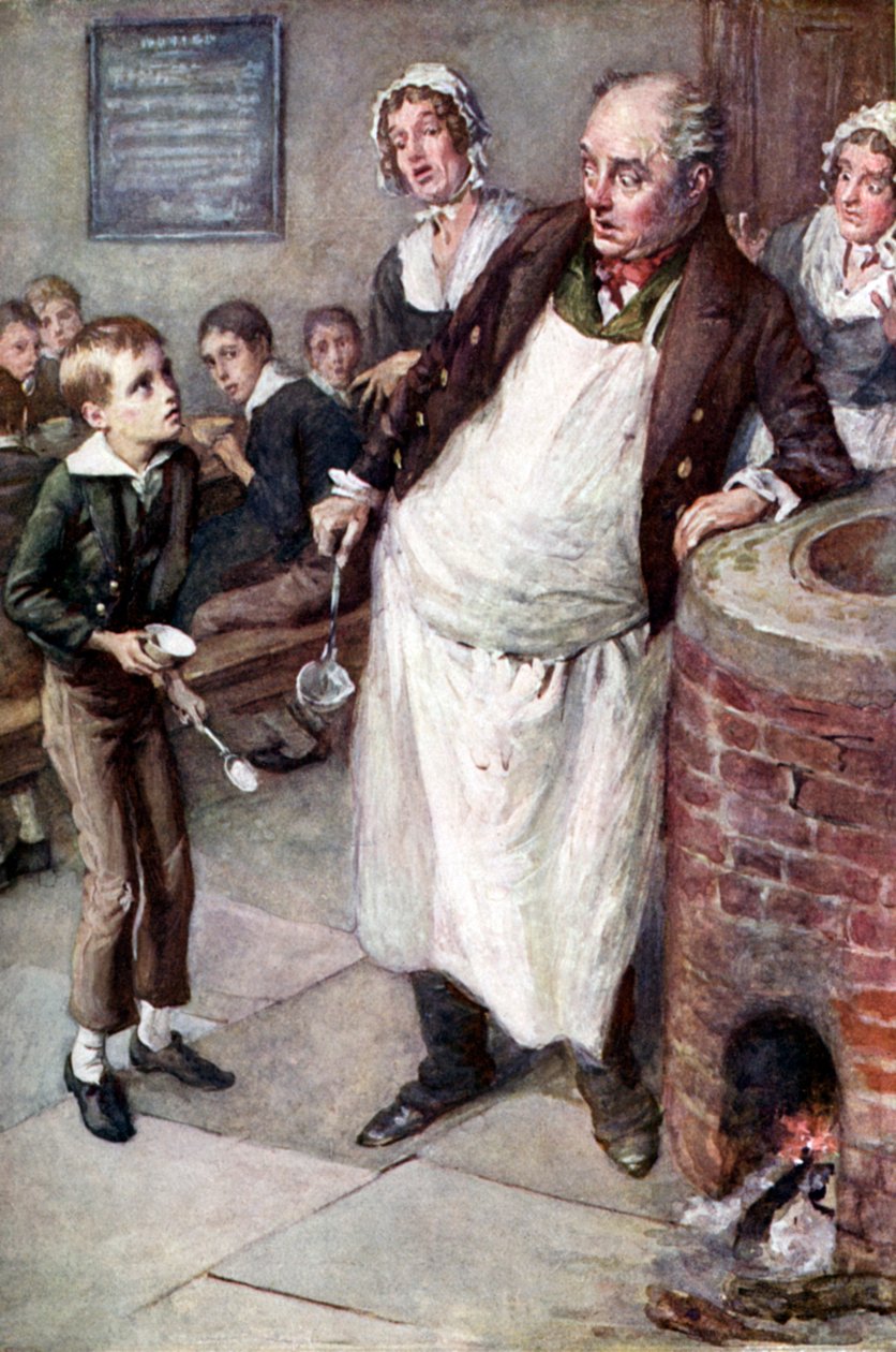 Oliver Twist od Charlese Dickense od Harold Copping