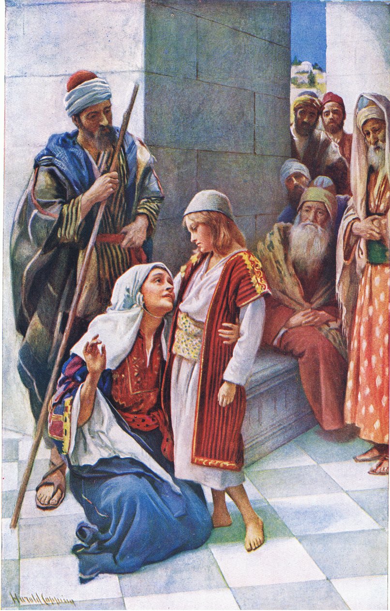 Wist ye not?, ilustrace od Harolda Coppinga Pictures: The Crown Series, c.1920 od Harold Copping