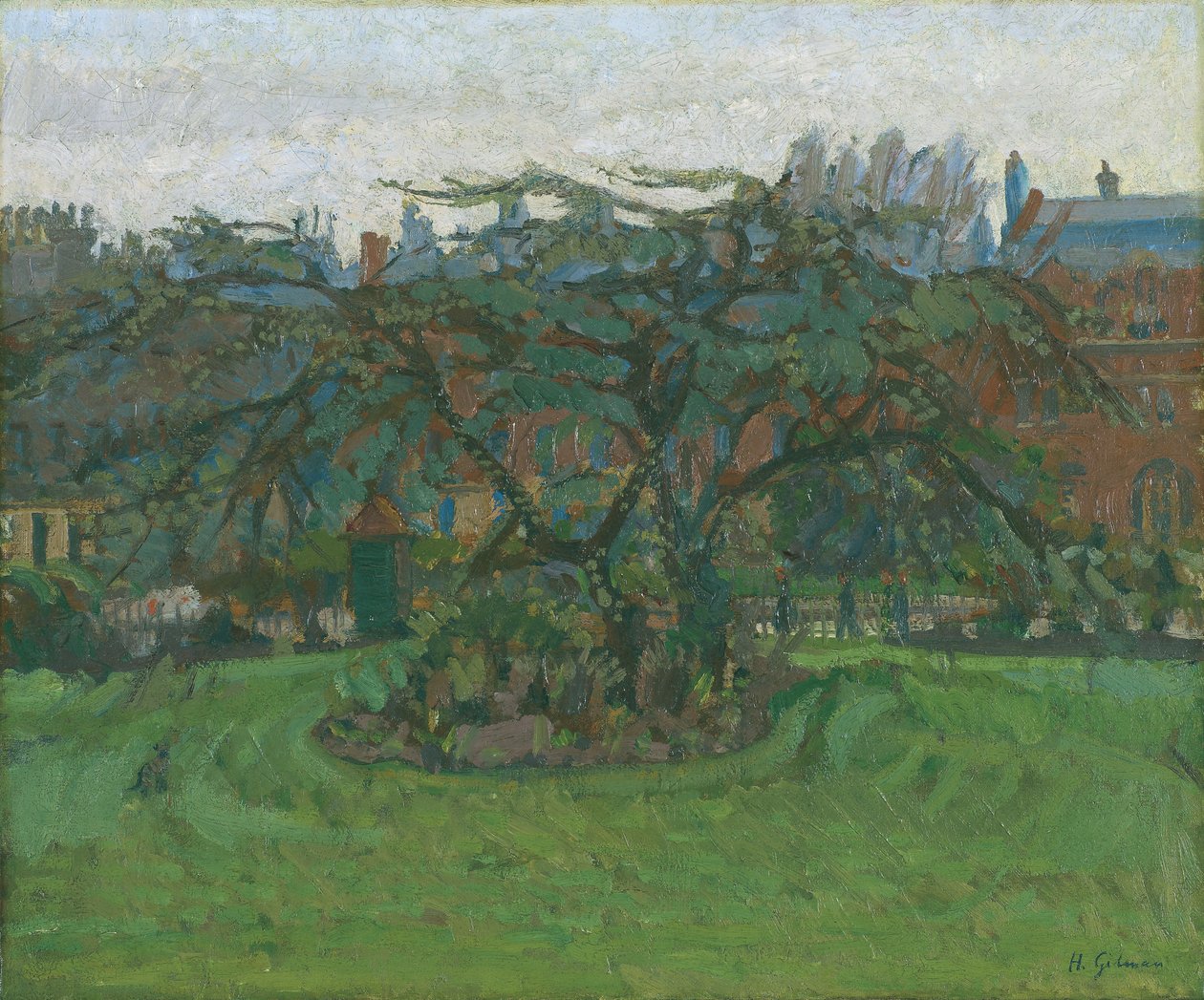 Clarence Gardens NW1 od Harold Gilman