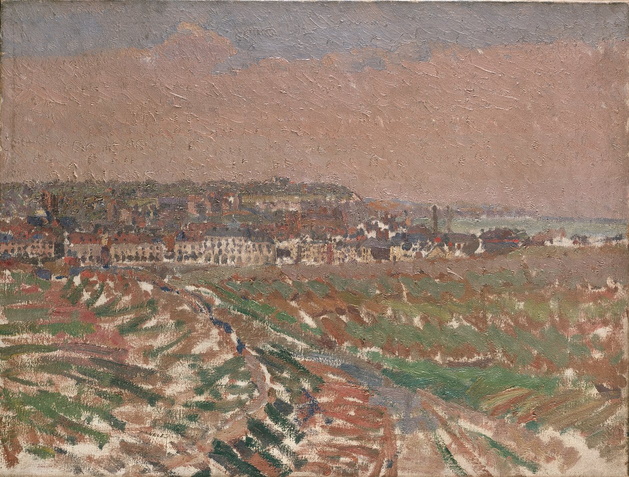Dieppe ze západu, 1910-1911 od Harold Gilman