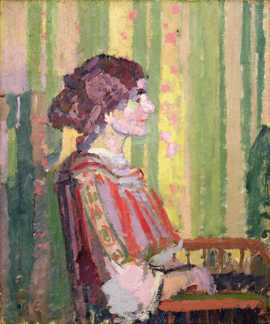 Paní Robert Bevan, kolem roku 1913 (olej na plátně) od Harold Gilman