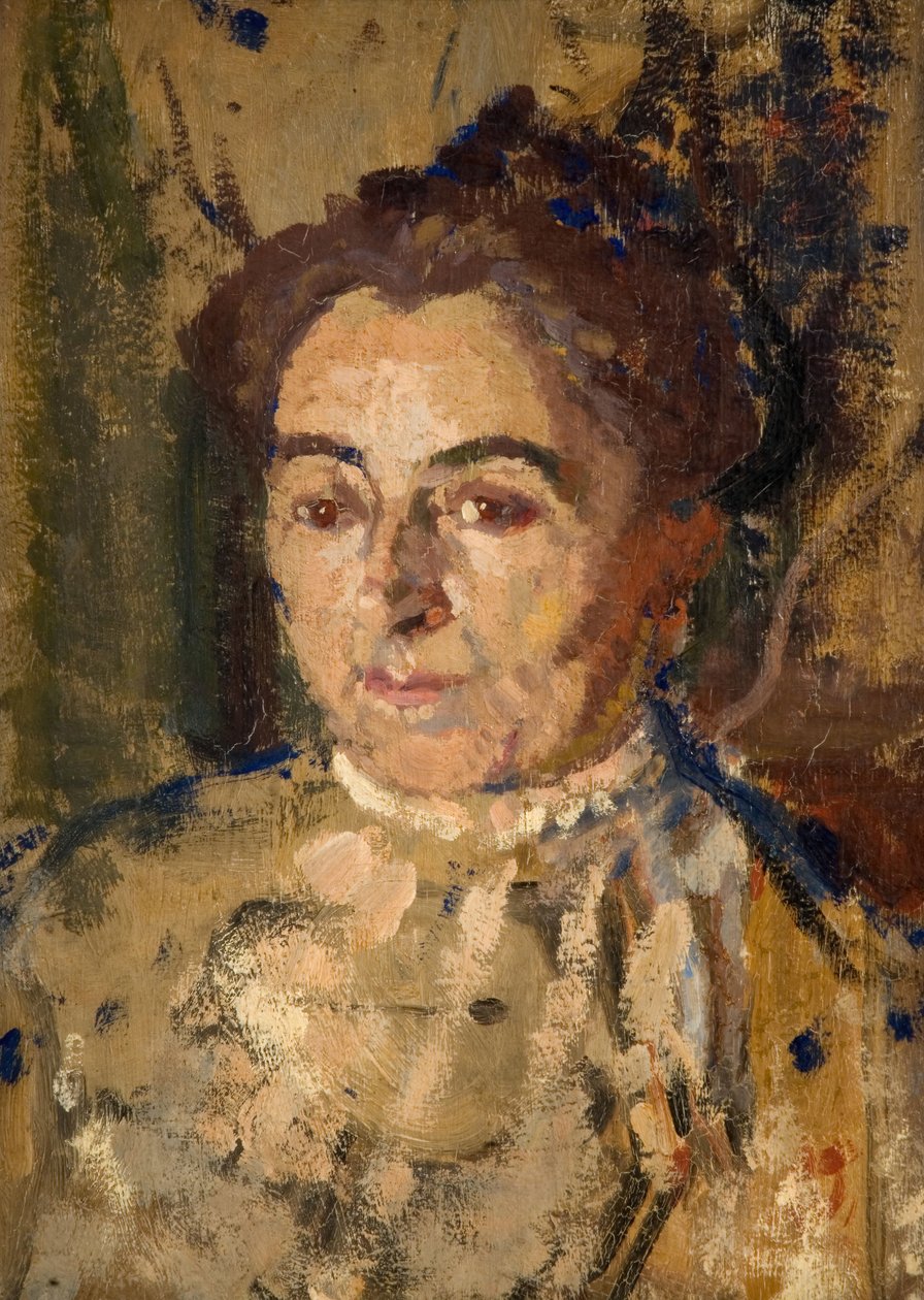 Portrétní studie ženy, 1908-1910. od Harold Gilman