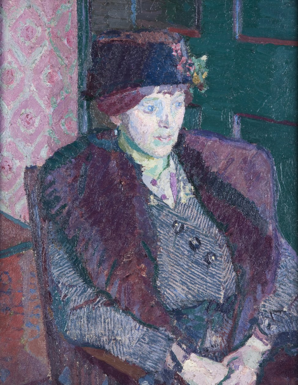 Portrét paní Victor Sly, c.1914-15 od Harold Gilman