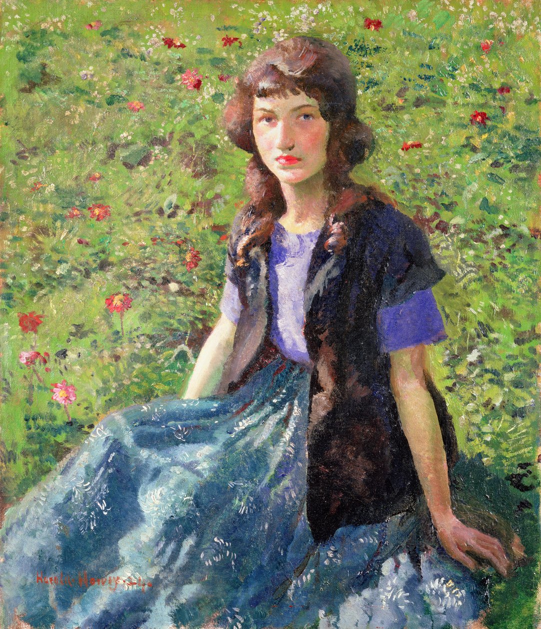 Cikánská dívka od Harold Harvey