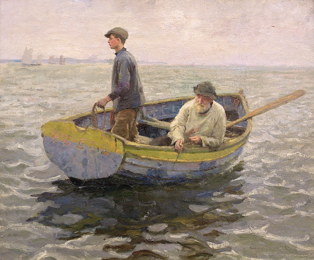 In the Whiting Ground, cca 1914 (olej na plátně) od Harold Harvey