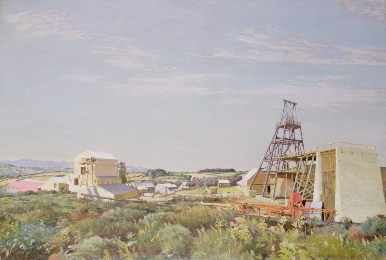 Lady Gwen Cornish cínový důl od Harold Harvey
