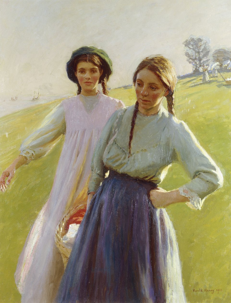 Ranní svit slunce od Harold Harvey