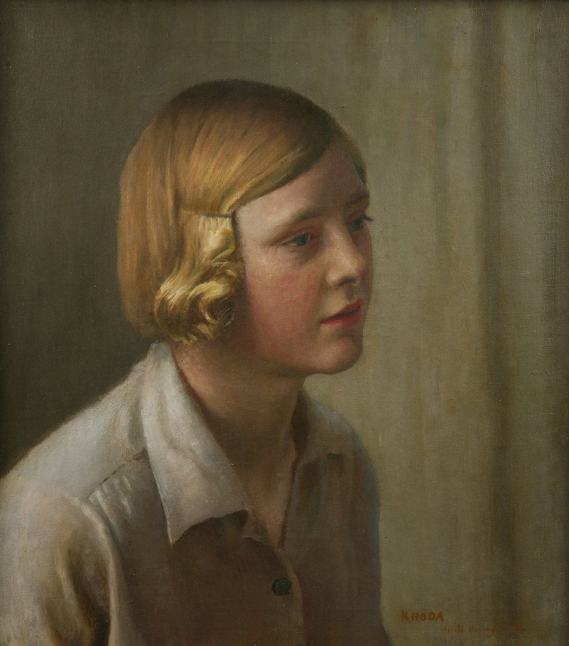 Portrét Rhody od Harold Harvey