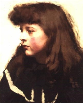 Portrét dívky od Harold Harvey