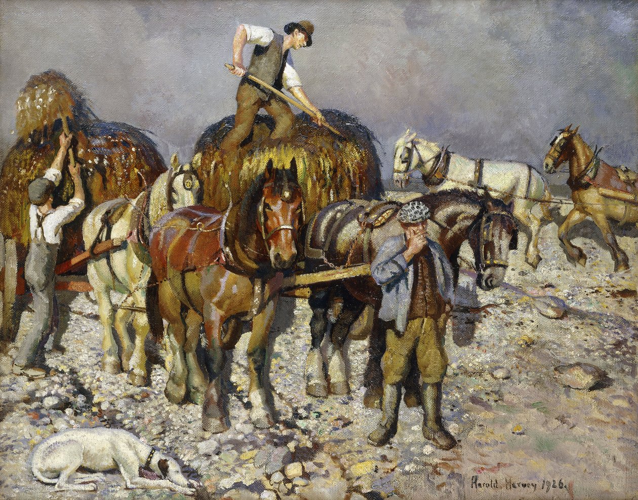 Sběrači mořských řas od Harold Harvey