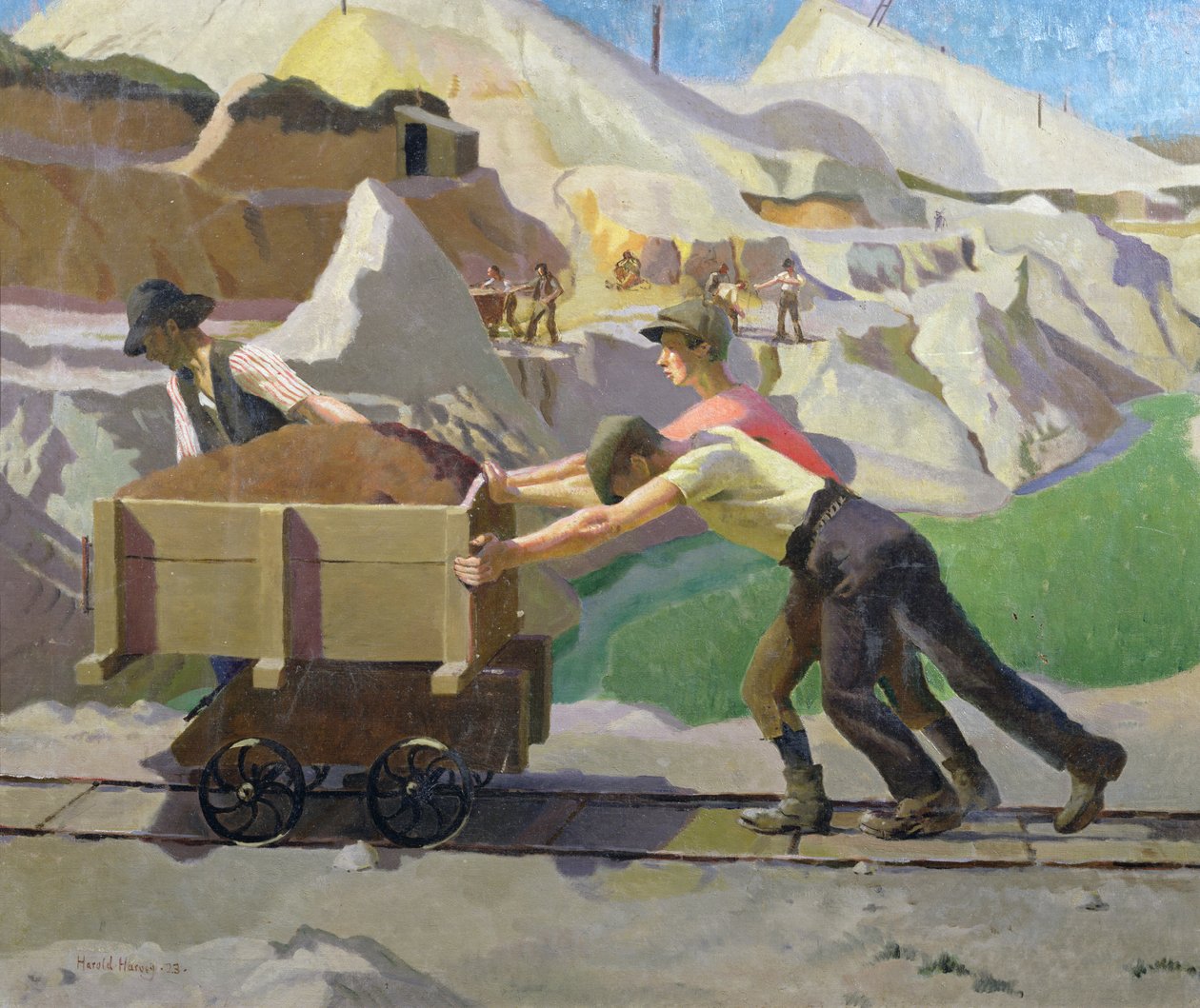 Hliněná jáma od Harold Harvey