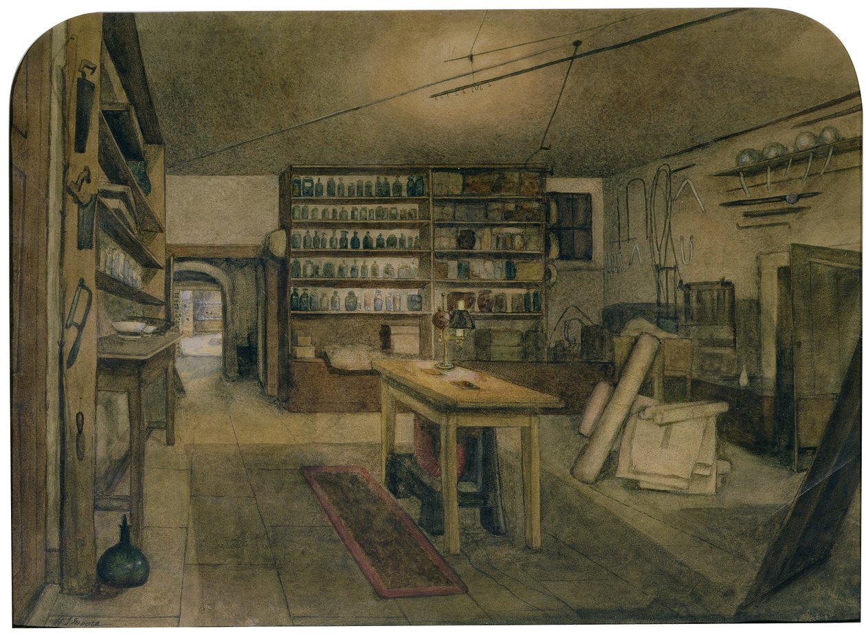 Faradayova elektromagnetická laboratoř, 1852 od Harriet Jane Moore