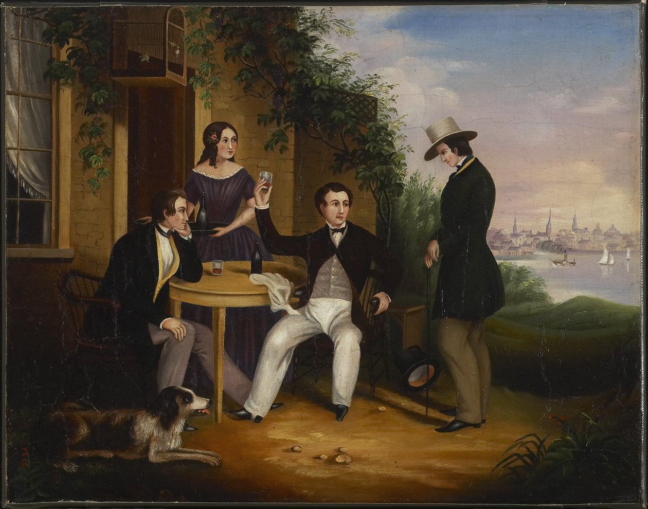 Country Tavern poblíž Cobourg, Canada West, 1849 od Harriet Clench